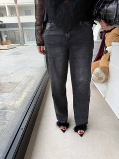 Jeans ballon sfumato curvy