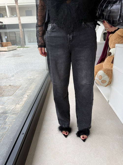 Jeans ballon sfumato curvy