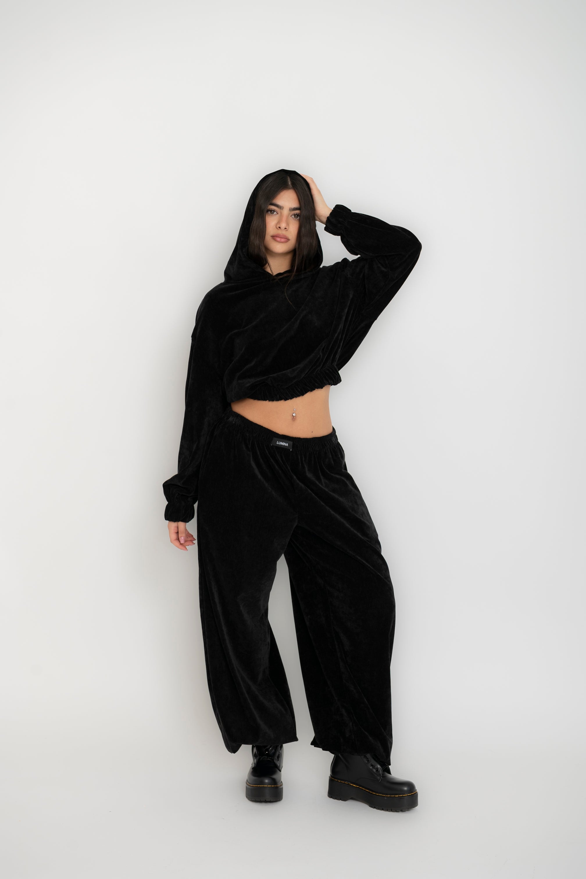 Cordset tuta Lumina velluto
