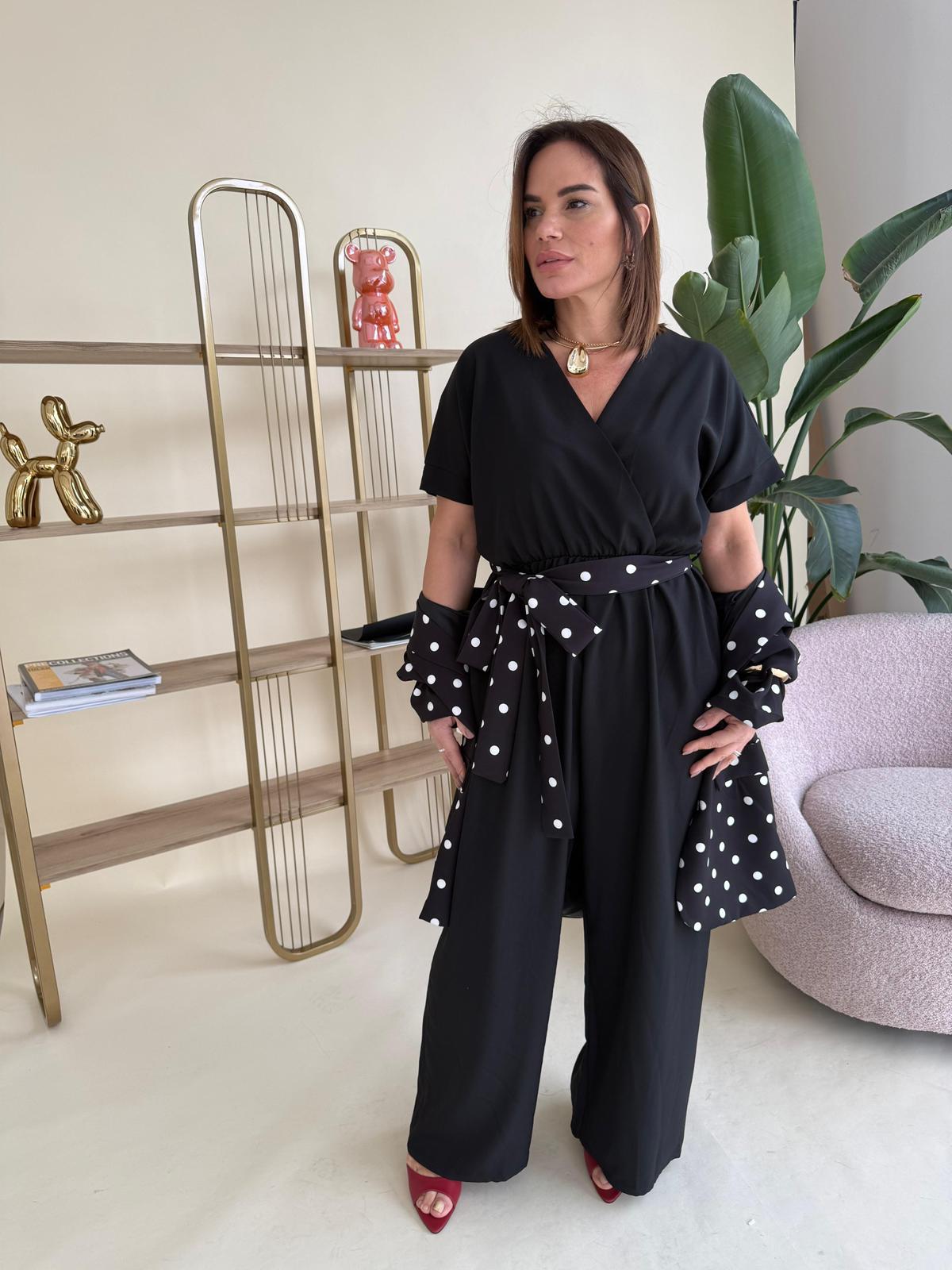 Tuta intera con cintura curvy