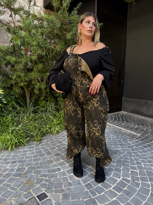 Salopette animalier curvy