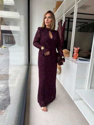 Abito con ricami curvy