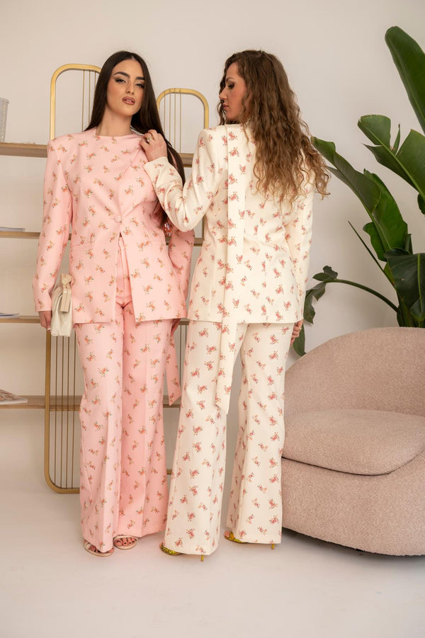 Tailleur micro fiori by Lumina
