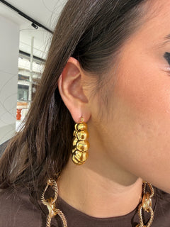 Orecchini perla gold