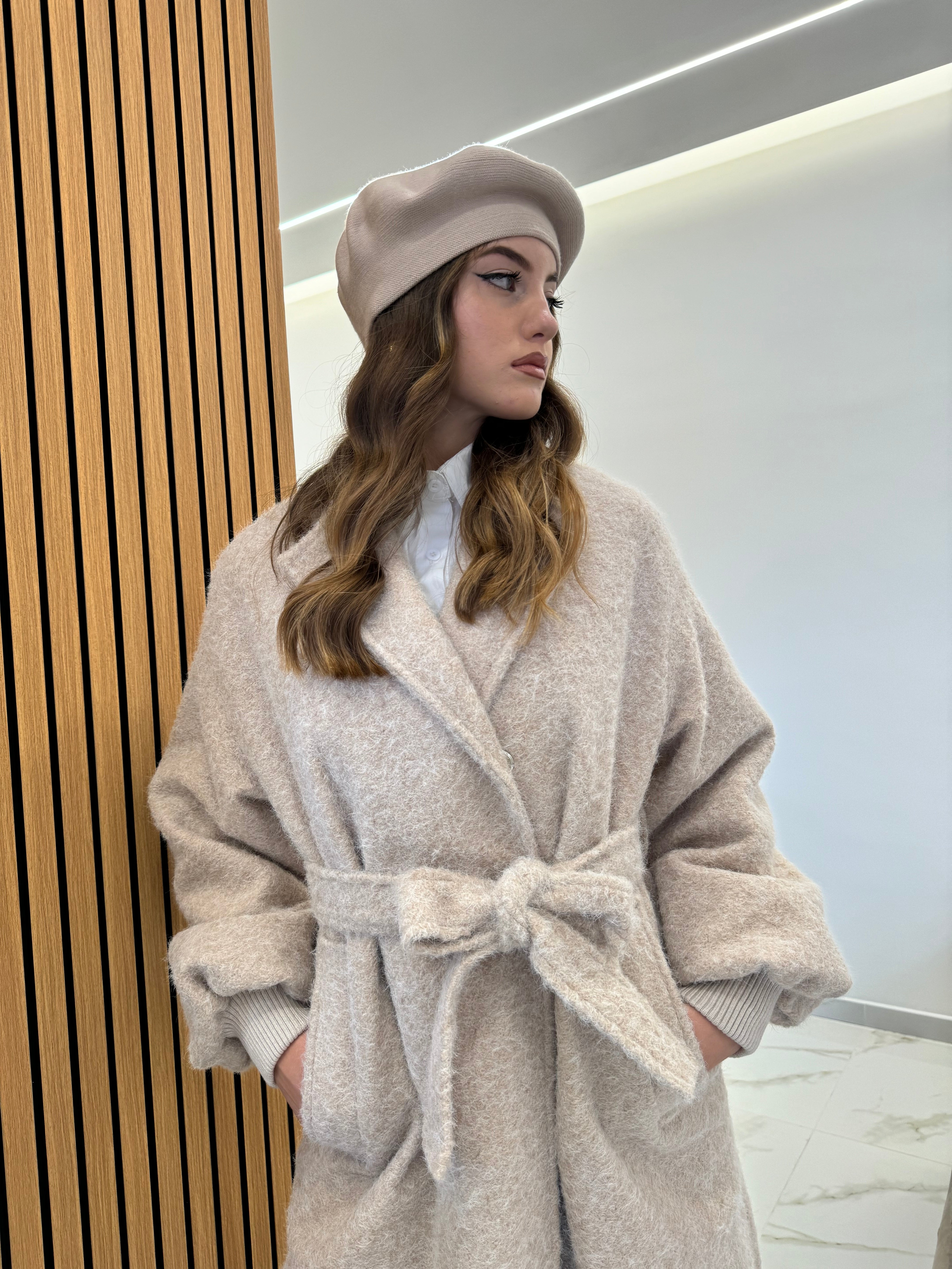 Cappotto con polsini Lumina