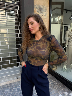 Maglia velata mimetica by Lumina