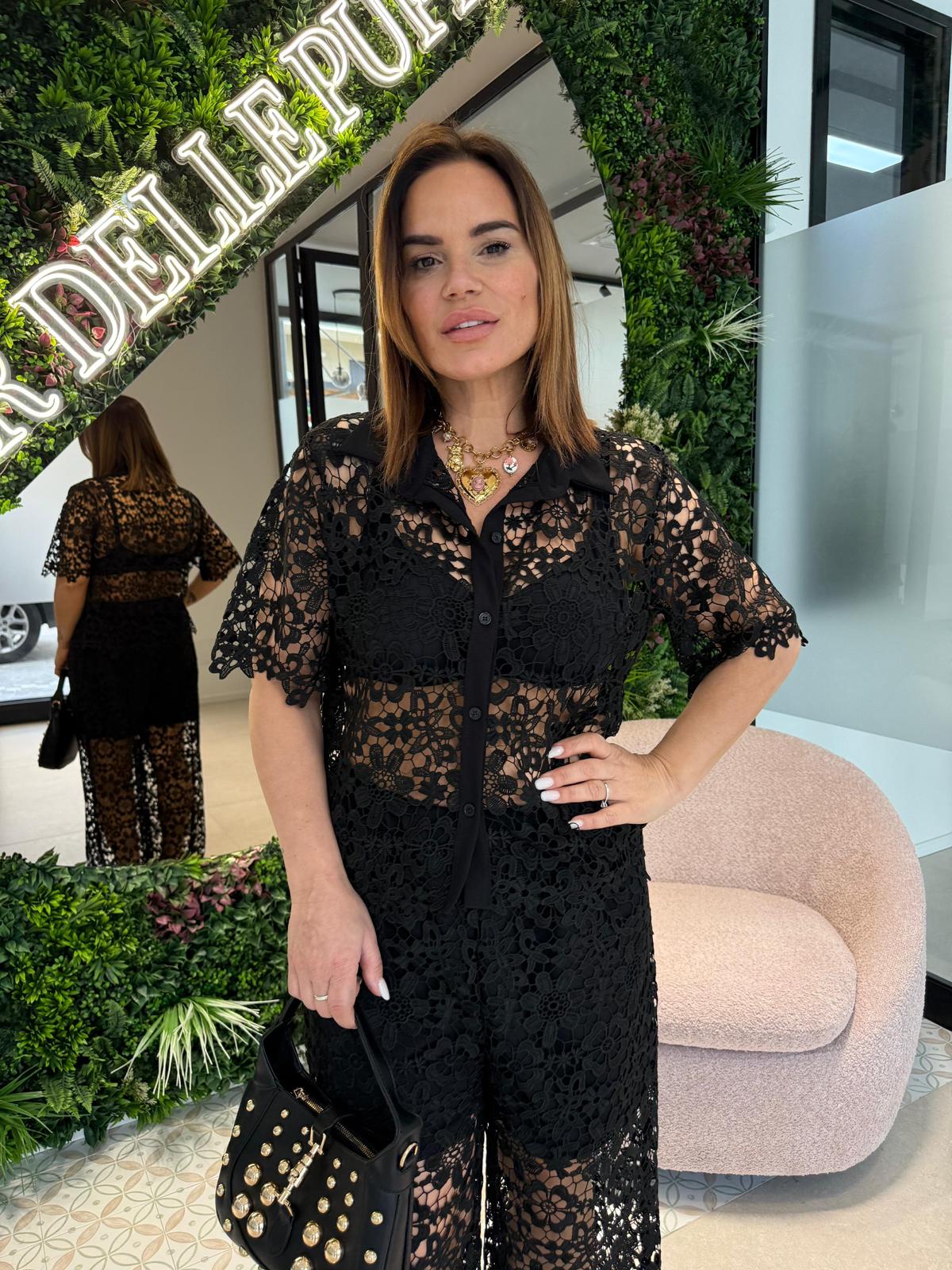 Cordset fiore in pizzo curvy