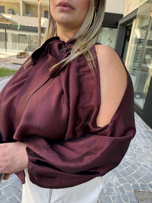 Camicia satinata