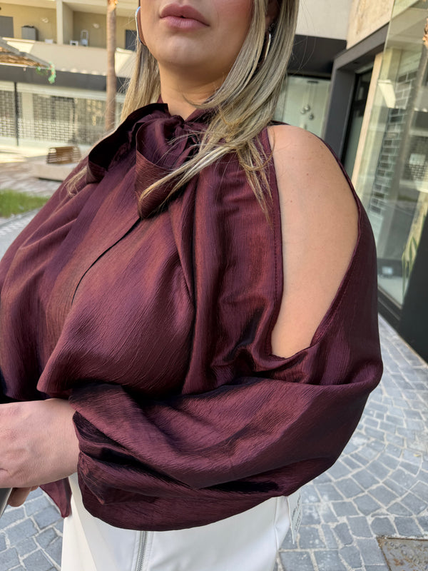 Camicia satinata