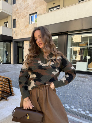 Maglione mimetico