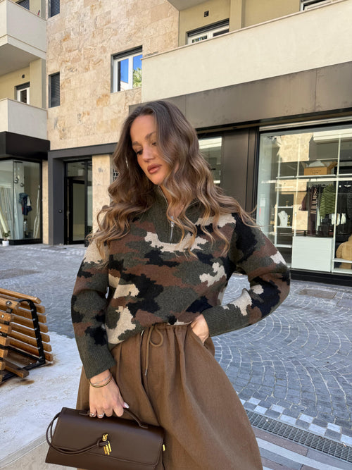 Maglione mimetico