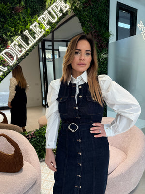 Abito tubino denim