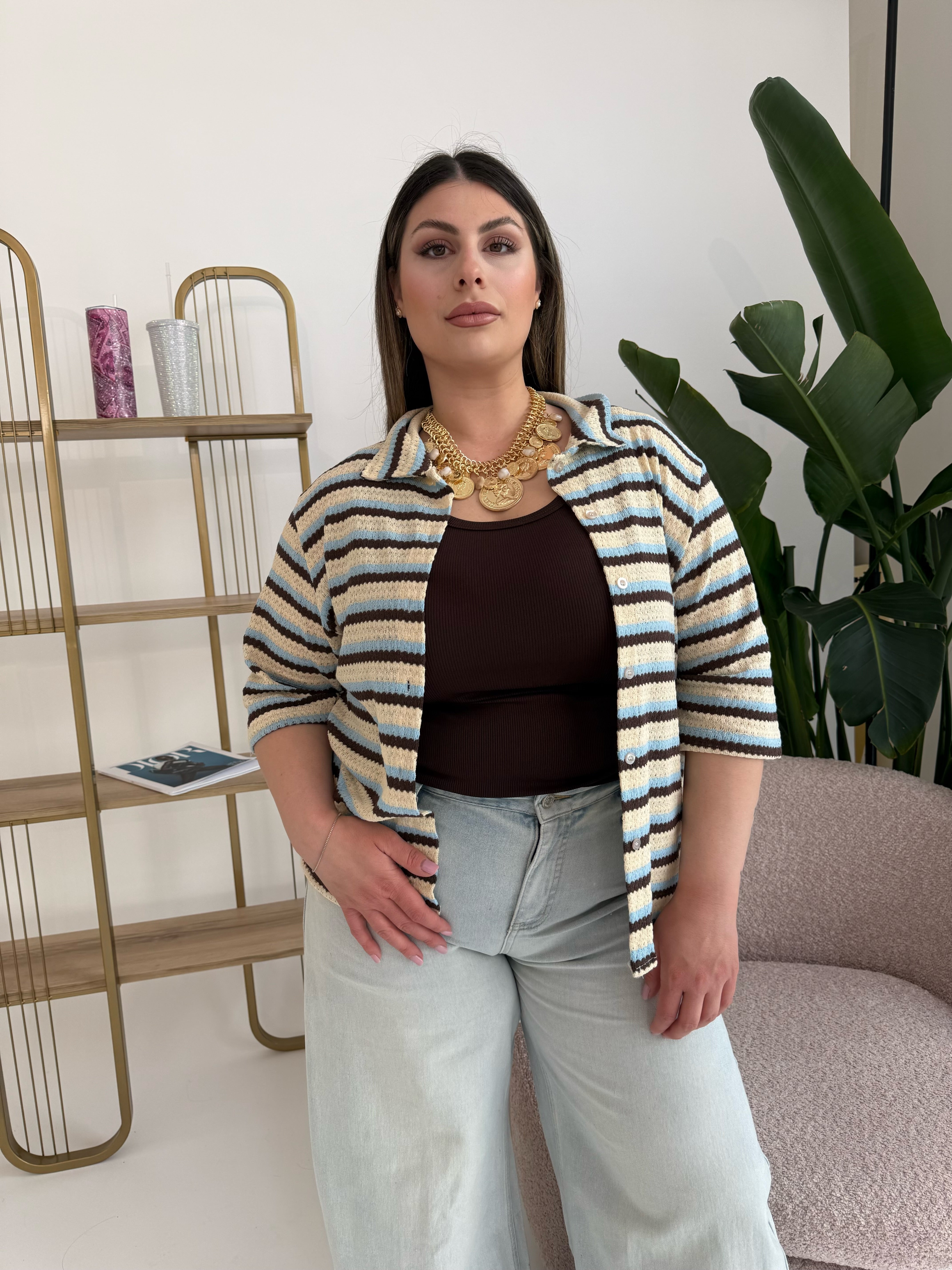 Camicia uncinetto