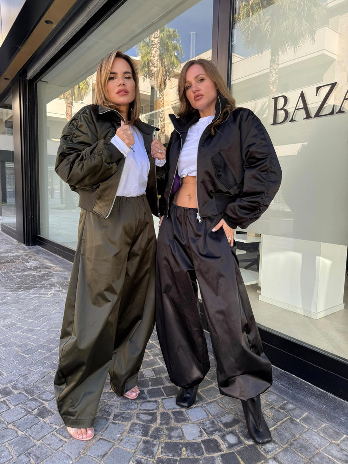 Pantalone ballon in raso by Lumina