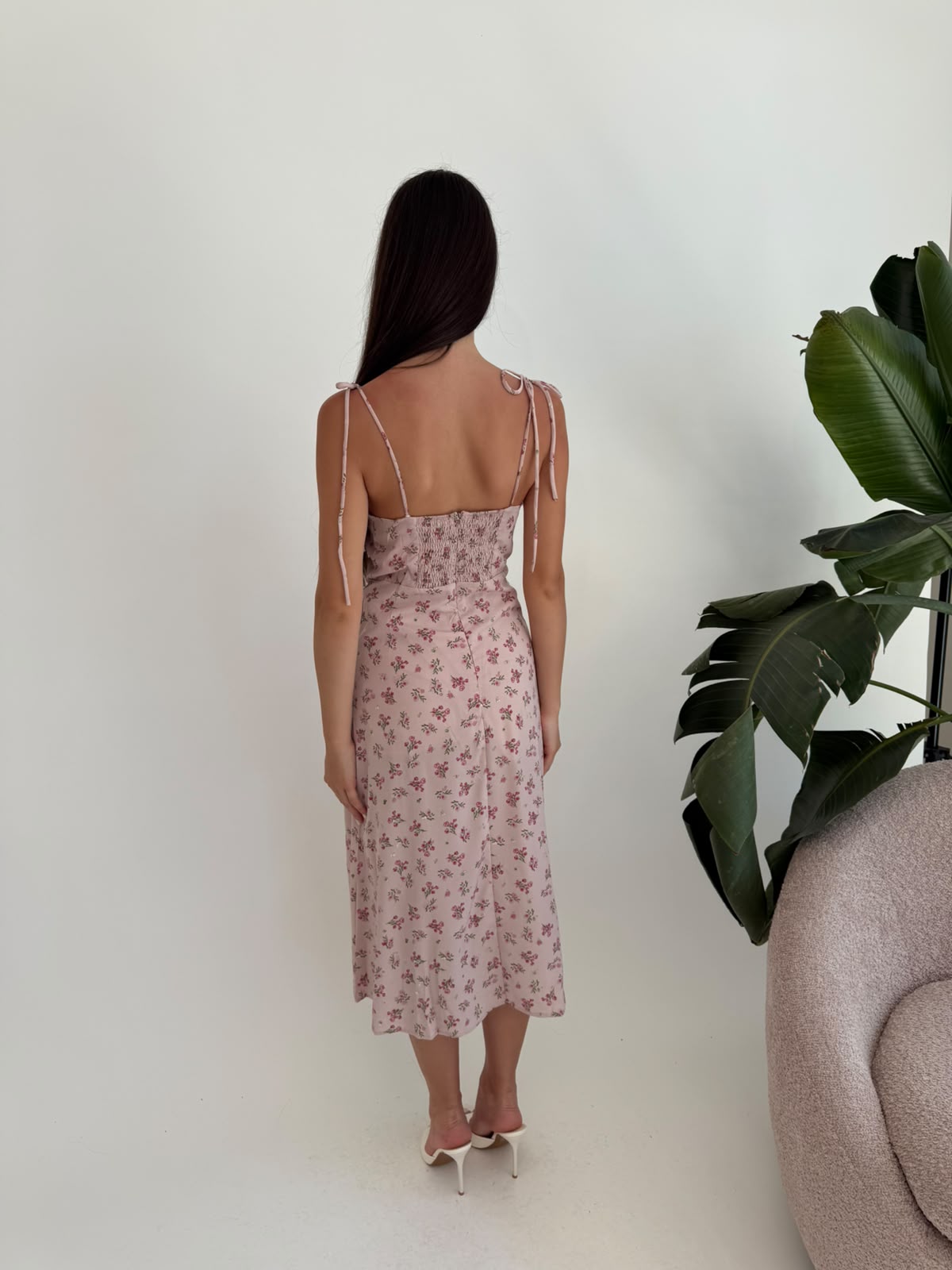 Abito midi floral