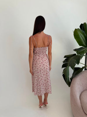 Abito midi floral