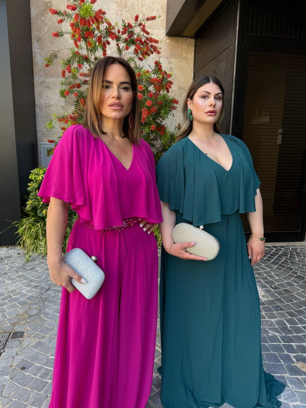 Tuta interna da cerimonia con veli curvy