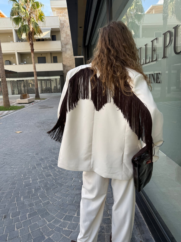 Giacca con frange by Lumina