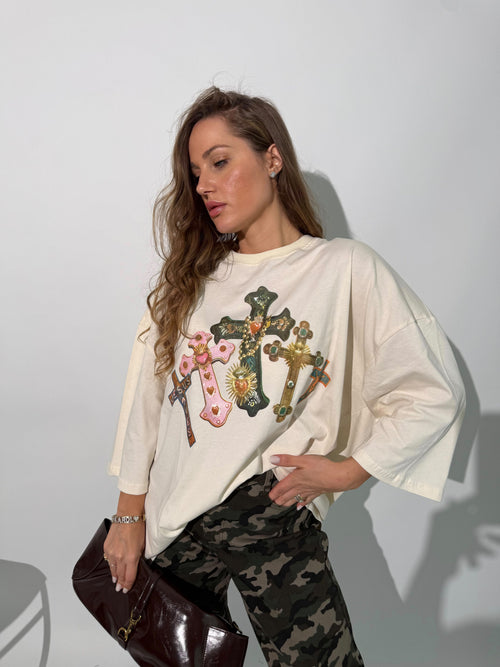 T-shirt croci by Minimal Couture