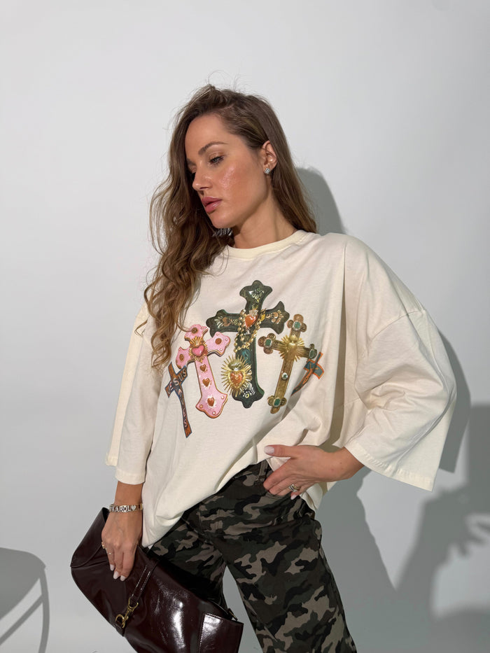 T-shirt croci by Minimal Couture