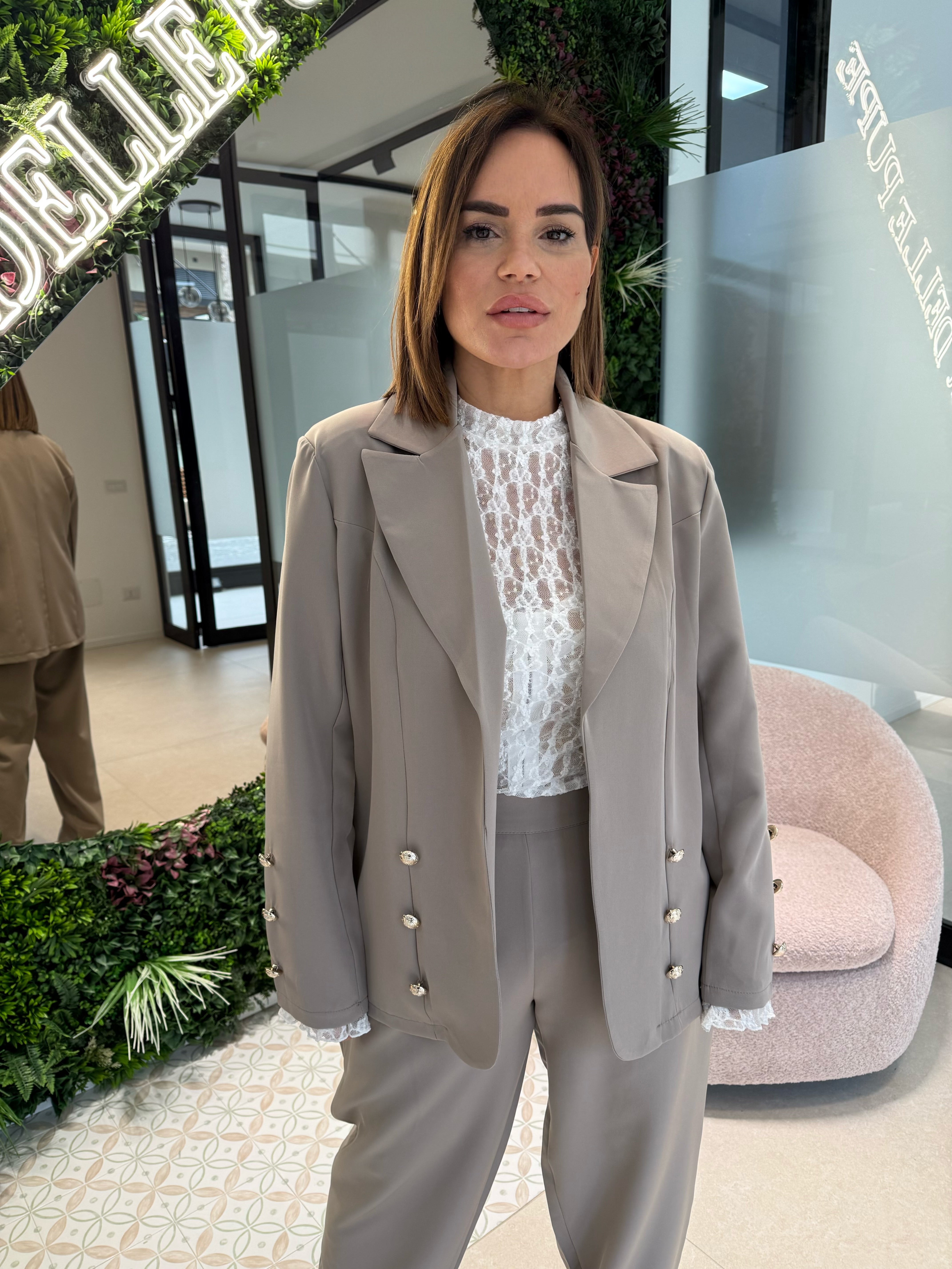 Tailleur ballon curvy