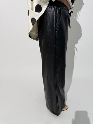 Pantalone ecopelle curvy