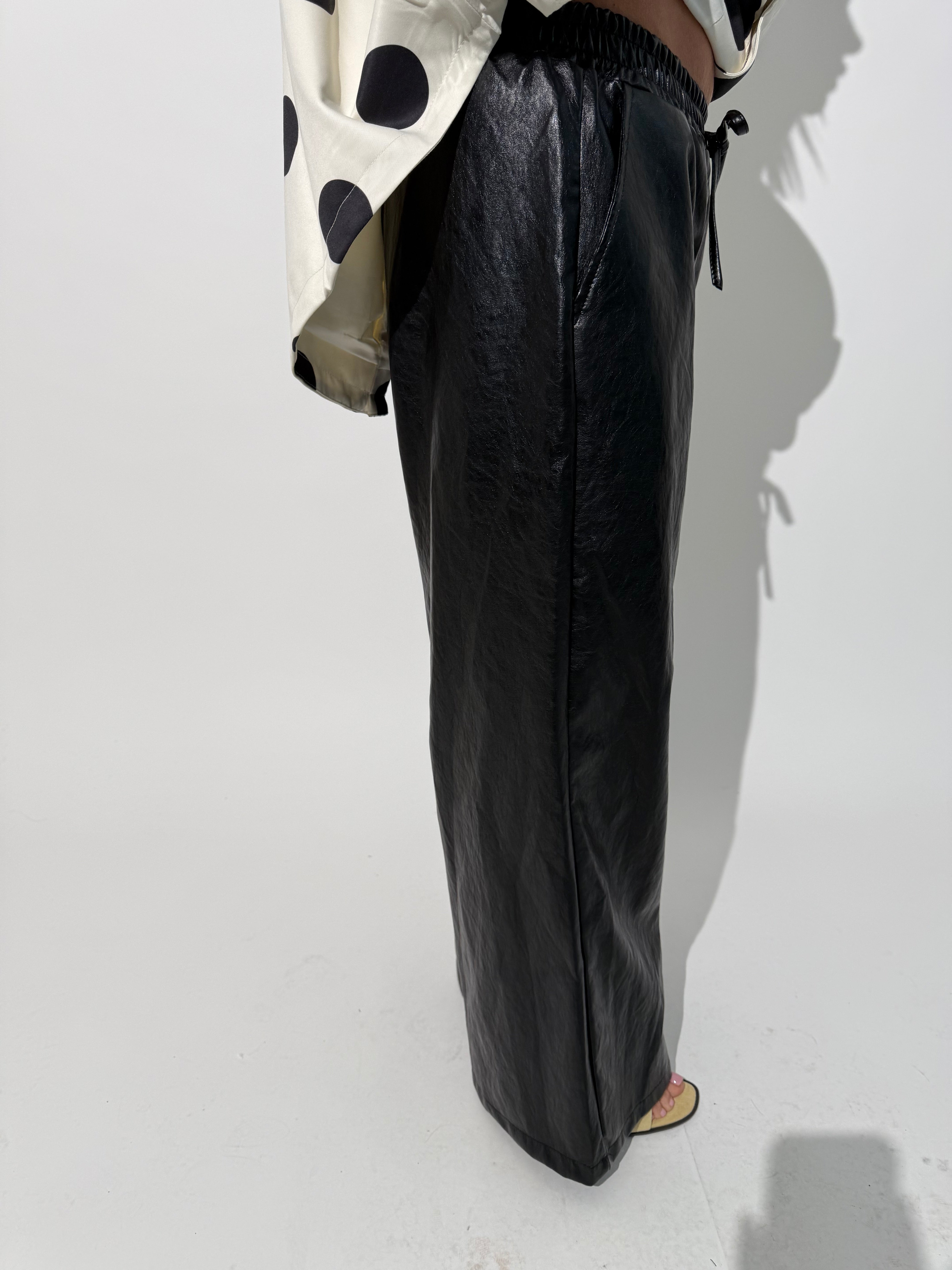 Pantalone ecopelle curvy