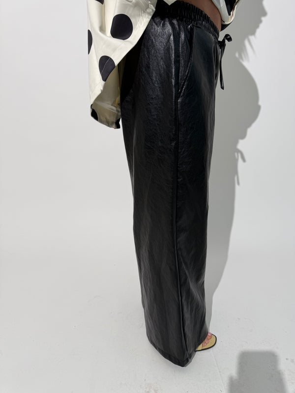 Pantalone ecopelle curvy
