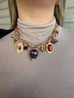 Collana pendente mongolfiera
