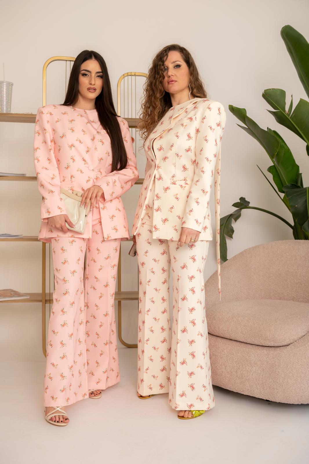 Tailleur micro fiori by Lumina