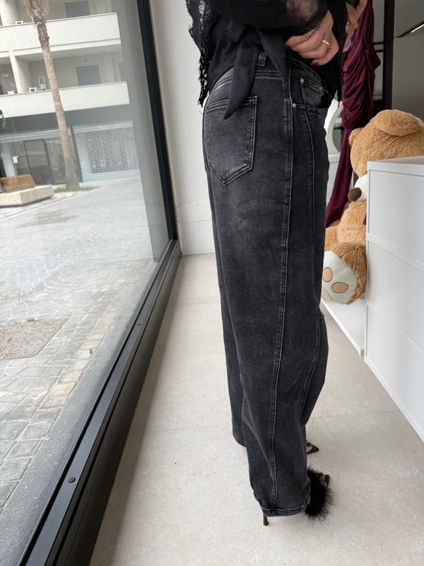 Jeans ballon sfumato curvy