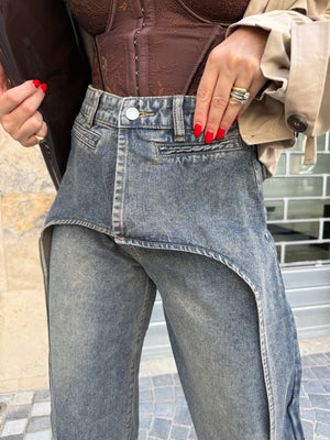 Jeans doppio strato