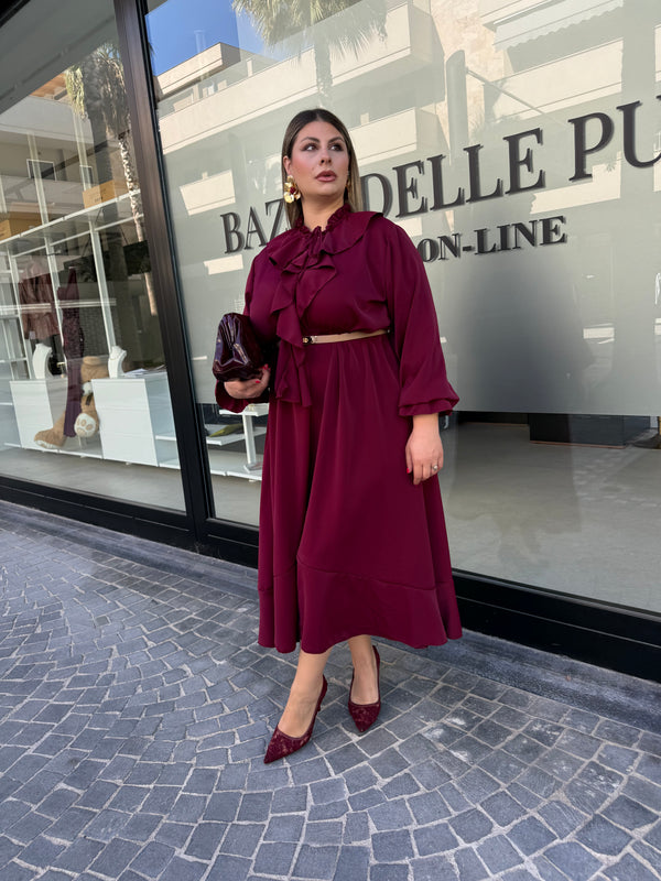 Abito Mina midi curvy