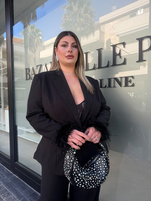 Tailleur piuma curvy
