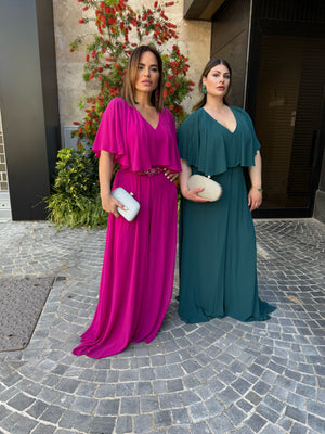 Tuta interna da cerimonia con veli curvy