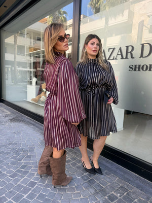 Abito striscia curvy
