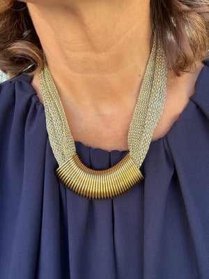 Collana a rete oro