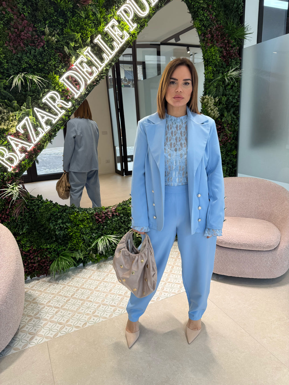 Tailleur ballon curvy