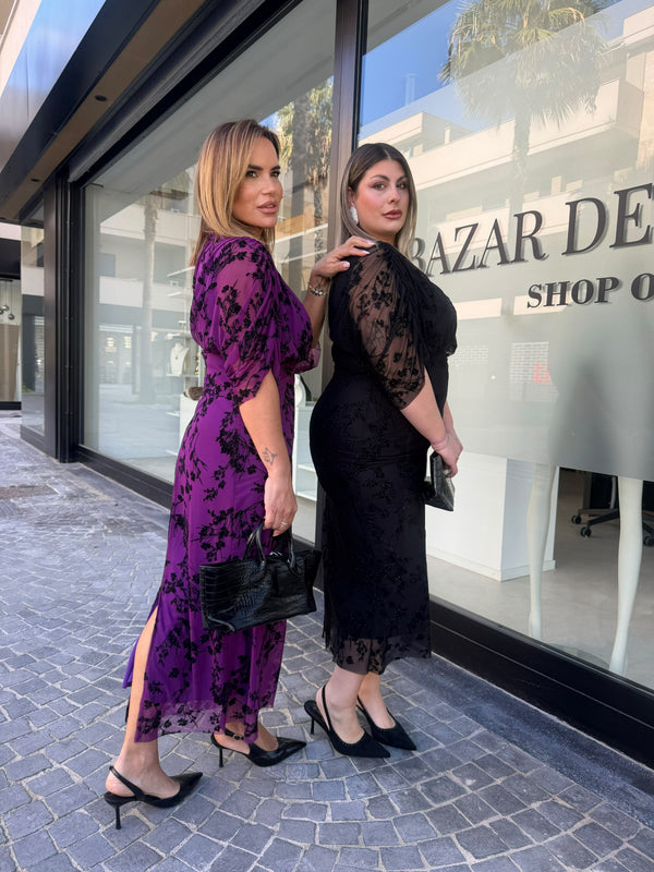 Abito fiori curvy