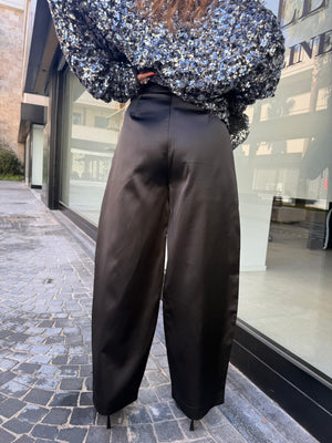 Pantalone in raso ballon