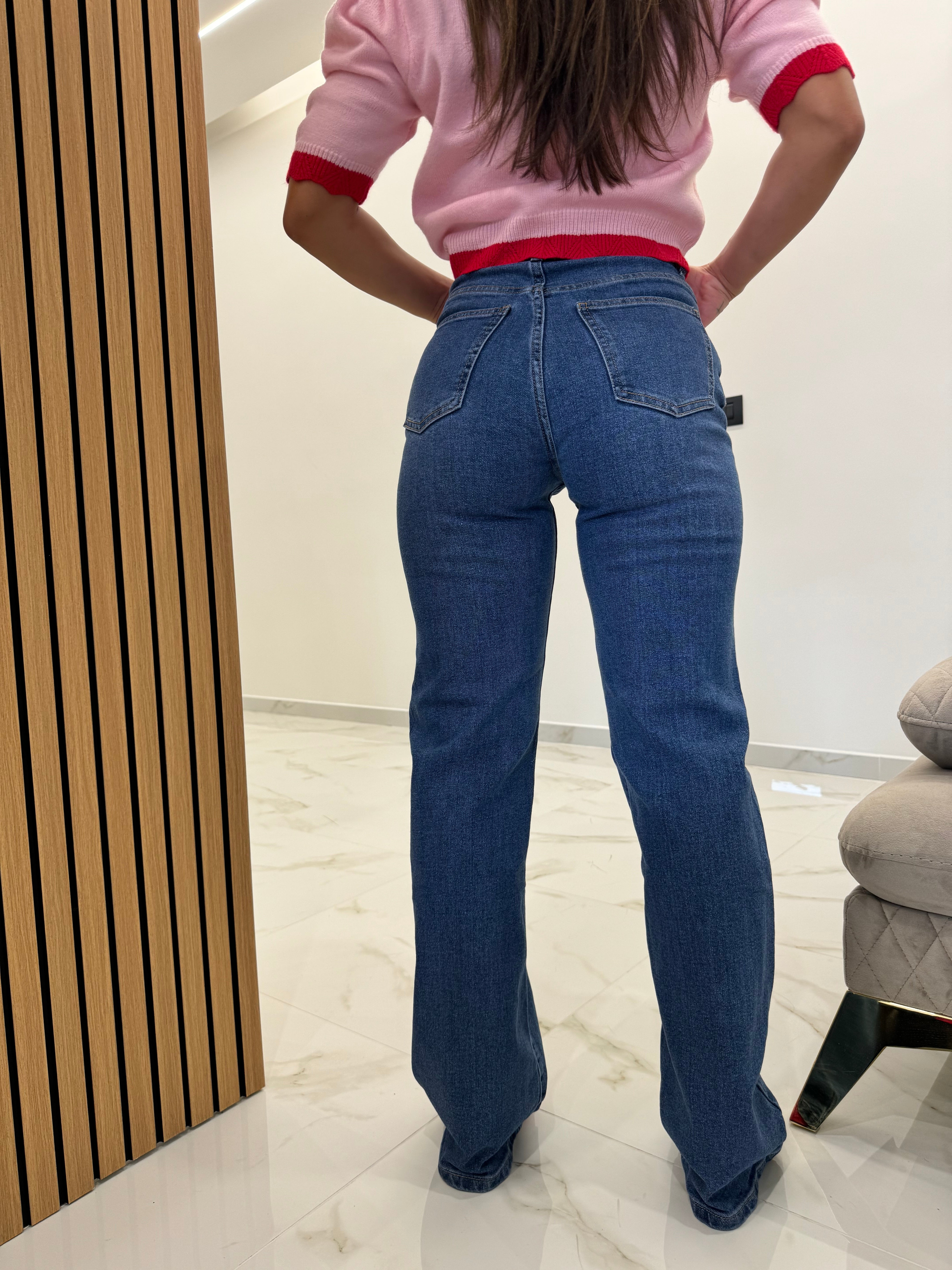 Jeans a palazzo basic