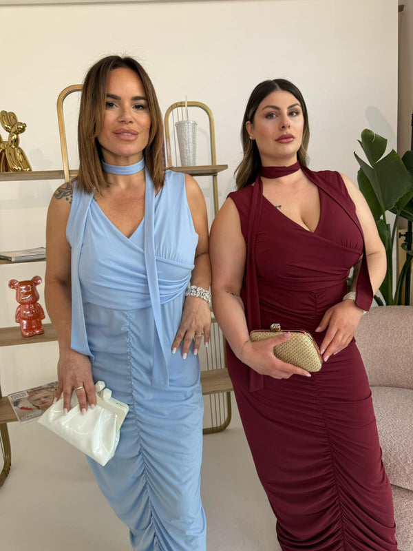 Abito con drappeggio curvy