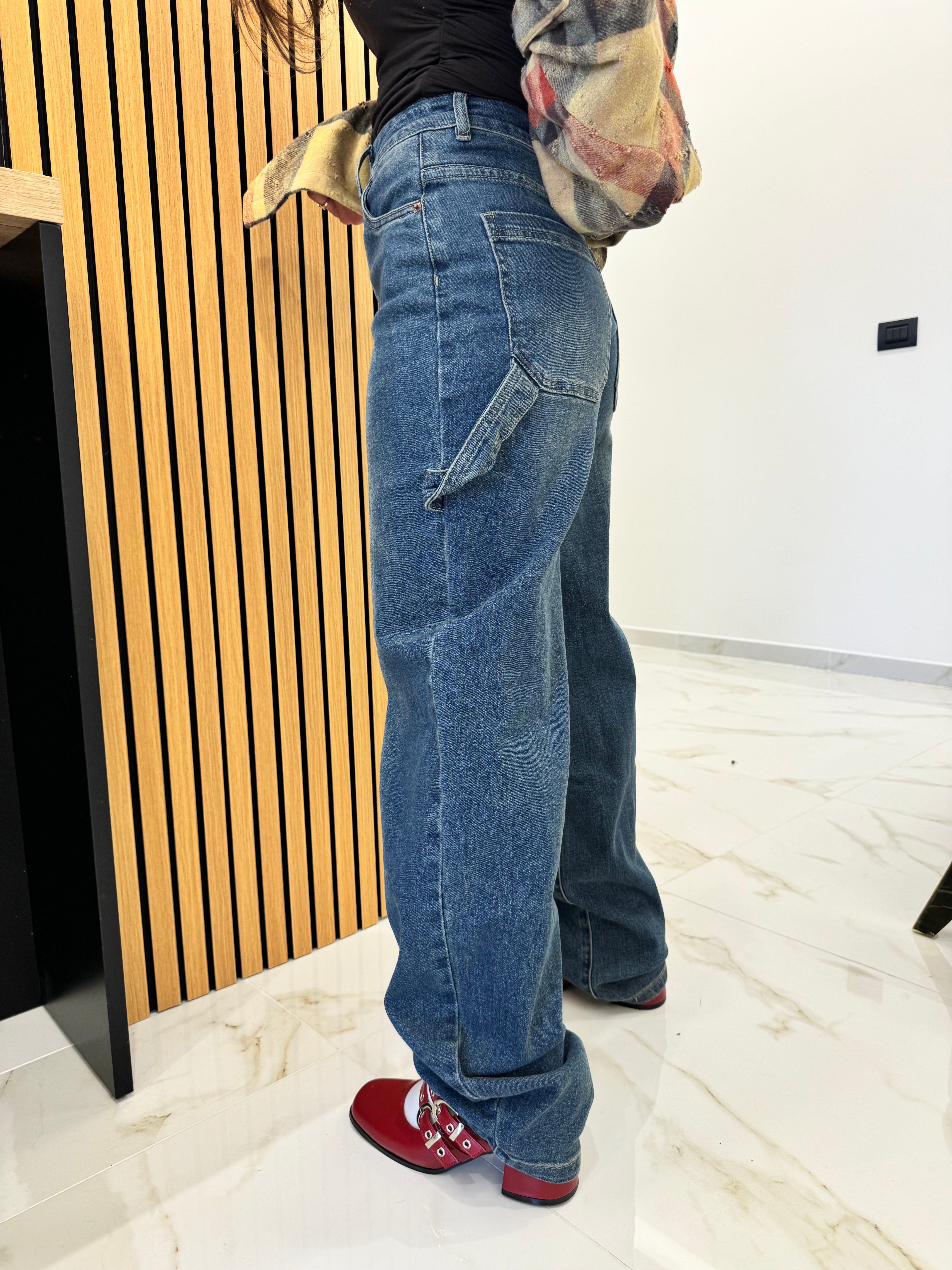 Jeans wide balloon