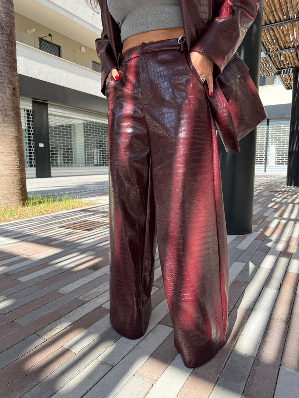 Tailleur pitonato by Lumina