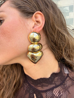 Orecchino cuore pendente