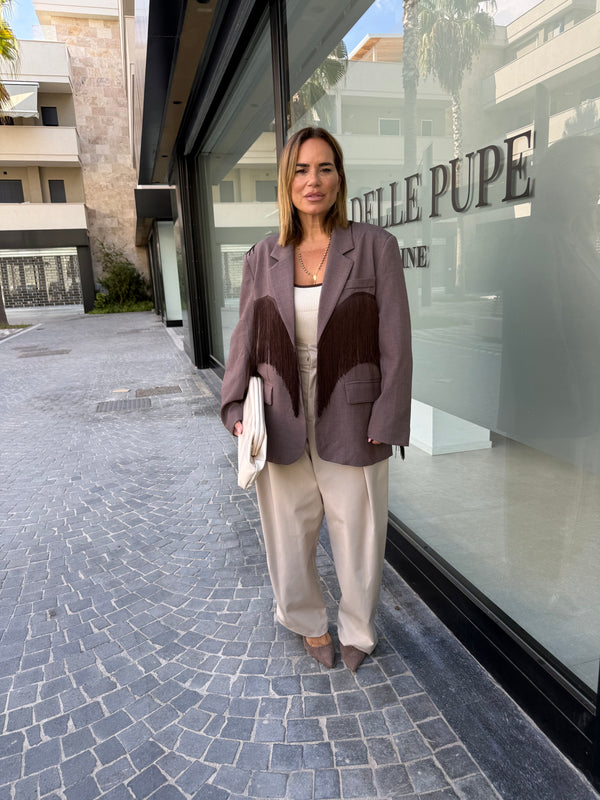 Giacca con frange by Lumina