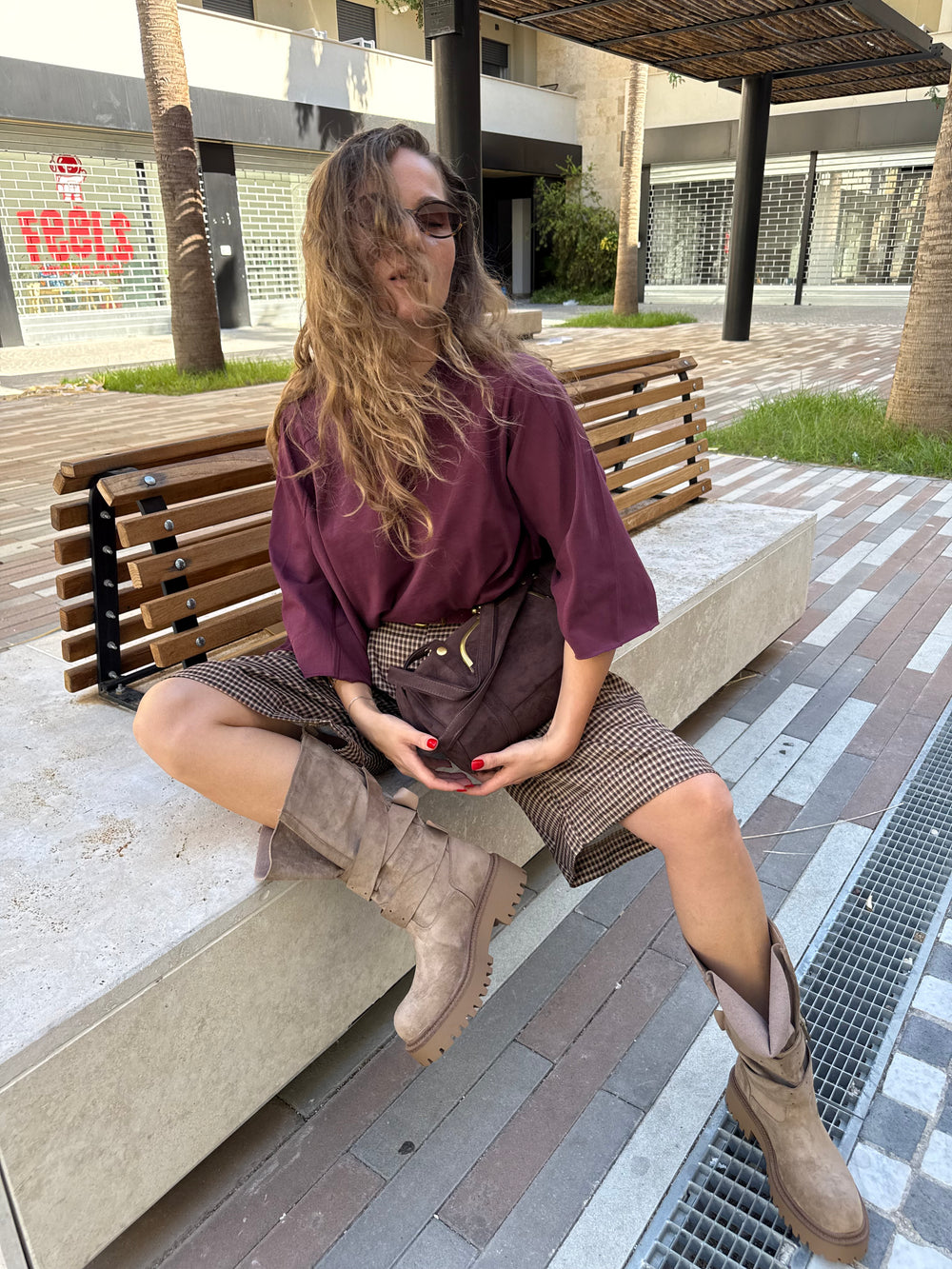 T-shirt over