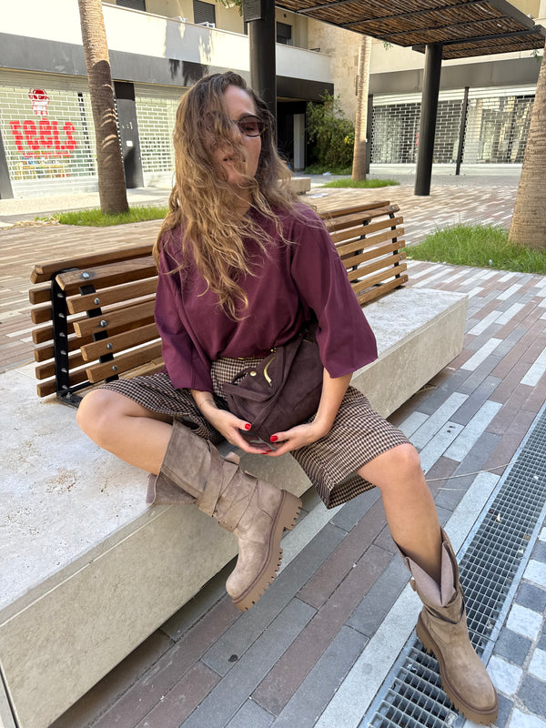 T-shirt over