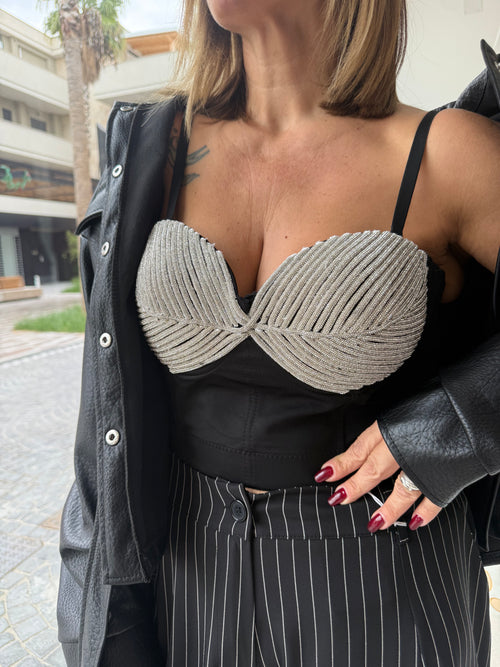 Corpetto foglia big curvy