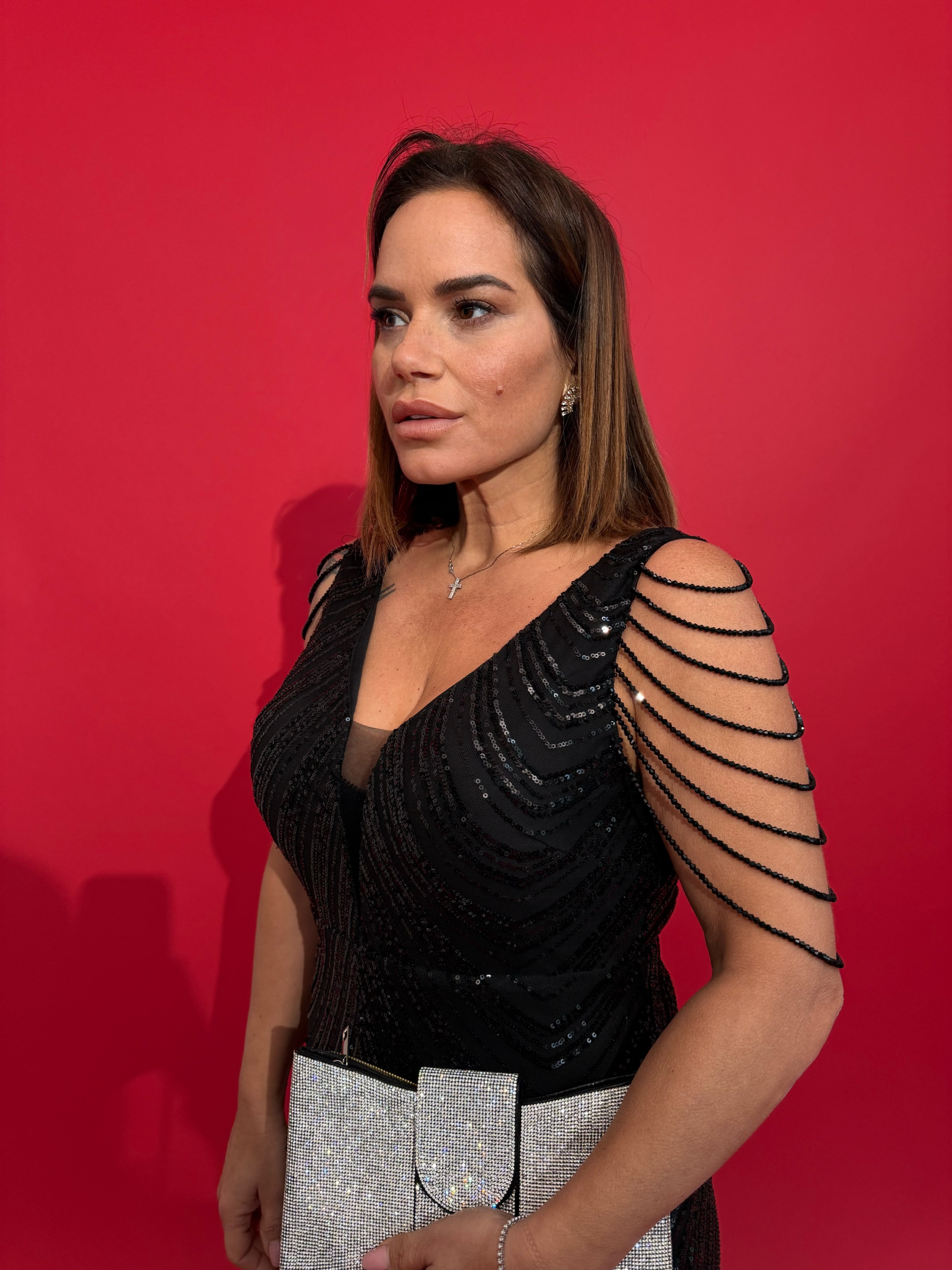 Abito da cerimonia paillettes e perline